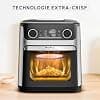 Moulinex Easy Fry air fryer, multicooker and oven, 15 L, 9 programs, oil-free fryer, 3 cooking levels, compact, extra crisp, black, AL556DF0, stainless steel - Image 7