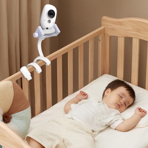 OFFCUP Baby Camera Holder, Universal Baby Monitor / Babyphone Clip Compatible with Philips Avent Flexible Foldable Without Drilling Accessory Holder for Video Baby Monitor - Image 7