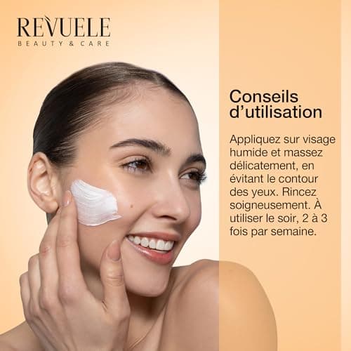 REVUELE Go Glow! Gentle Face Scrub – Vitamins C+E+F, Exfoliating Gel with Microcrystals, Brightens and Evens Complexion, Revitalizing and Antioxidant, 80 ml - Image 7
