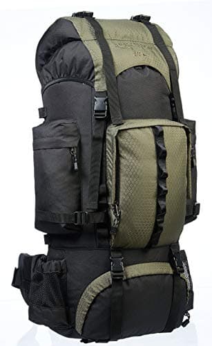 Amazon Basics Sac à dos de randonnée à armature intérieure avec housse de pluie - Image 4