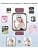 GRV Women's Smartwatch with Touch Screen Call Sports Watch Pedometer Cardio Waterproof IP68 Notification Message Activity Tracker Stopwatch Cycle Monitoring for Android iOS Purple - Image 7