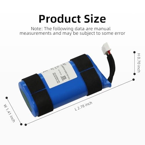 K KYUER SUN-INTE-265 Battery Speaker for JBL PartyBox on-The-Go Powerful Portable Bluetooth Party Speaker Battery with Tools 2475 mAh 7.2 V - Image 5