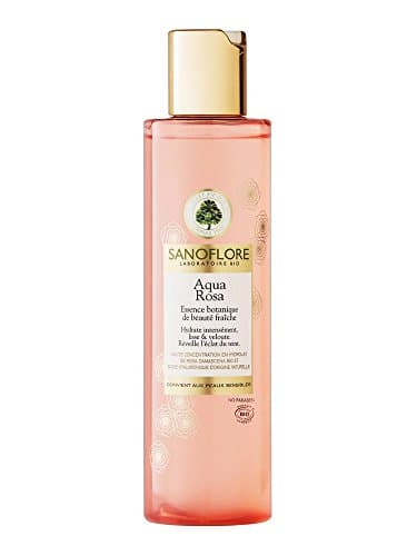 Sanoflore Aqua Rosa Essence Botanique Hydratation Intense Bio – Lotion Visage Rose de Damas & Acide Hyaluronique – Peaux Sensibles – 48h d’hydratation & Teint Éclatant - 200 ml - Image 3