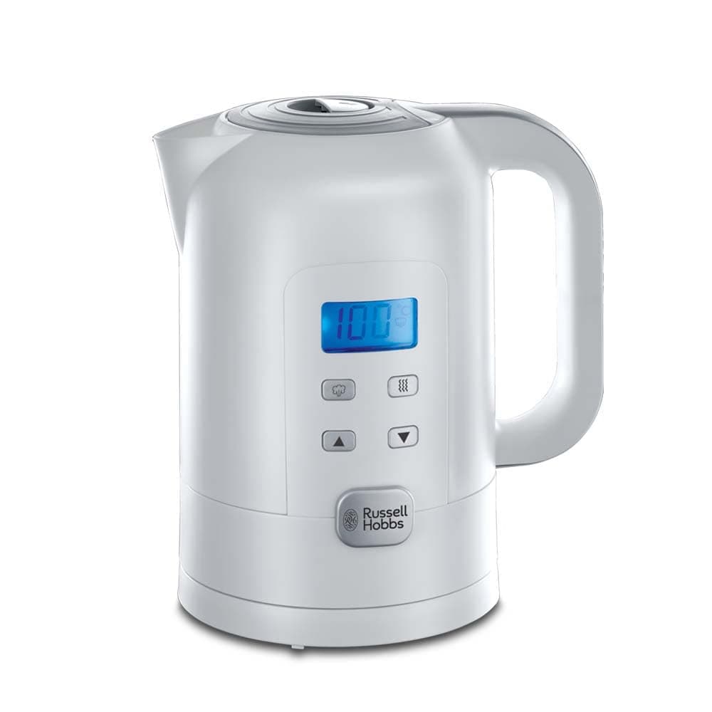 Russell Hobbs Russell Hobbs Electric Kettle [Precise Digital Temperature Setting 25-100°C for Milk and Baby Food, Teas & More] Precision Control (1.7L, 2200W, LCD Display, Keep Warm) 21150-70