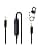 Headphone Audio Cable Compatible with Logitech G Pro G PRO X G233 G433 3.5mm Audio Extension Cable for Gaming Headset Volume Control with Microphone 2M(Black) - Image 3