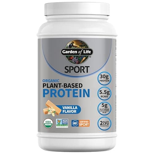 Garden of Life Sport Organic Plant-Based Protein, Vanilla - 806g - Image 3