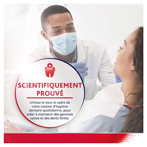 PARODONTAX - Bain de Bouche Quotidien Complete Protection - 8 Bénéfices pour des Gencives Saines & des Dents Fortes - Combat les Bactéries de la Plaque Dentaire - 0% Alcool - Menthe Fraîche - 2x500 ml - Image 8