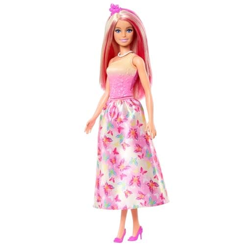 Barbie Poupées Sirènes avec cheveux fantaisie et serre-tête, jouets sirènes avec bustiers inspirés de coquillages et nageoires colorées, HRR08 - Image 5