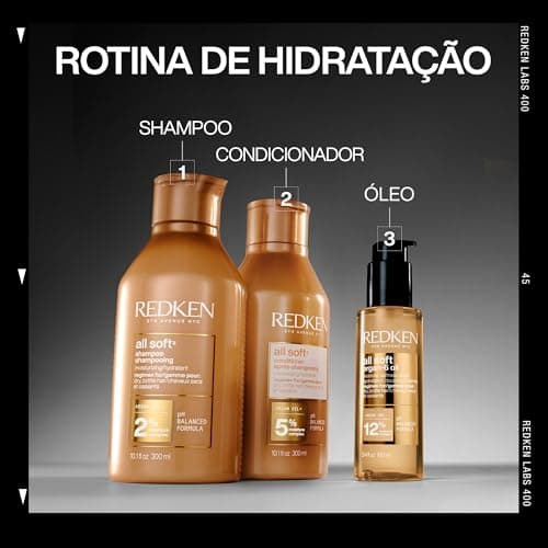 REDKEN - All Soft Concentrated Argan Oil - Nourishing, Smoothing & Moisturizing Hair Care - Reduces Frizz Up to 3 Days* - Soft & Silky Finish - All Hair Types - 100 ml - Image 6