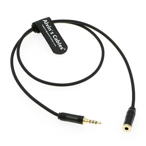 Alvin's Cables 3.5mm TRRS Audio Cable Straight Male to Female Extension Cable for Sony FX6 for Home Stereo Headset 70cm|27.5 Inch - Image 5