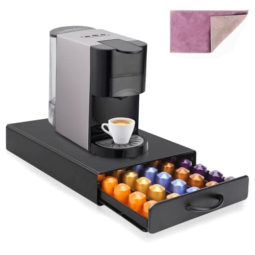 Masthome Nespresso Capsule Holder, 45-Piece Nespresso Pod Storage, Coffee Capsule Holder with Non-Slip Bottom, Capsule Dispenser for Home, Office, Kitchen - Image 3