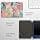 kwmobile Case Compatible with Amazon Kindle (2022/2024) Case - Magnetic Flip Case Tablet eReader Leatherette - Light Pink-Yellow-Green - Image 7