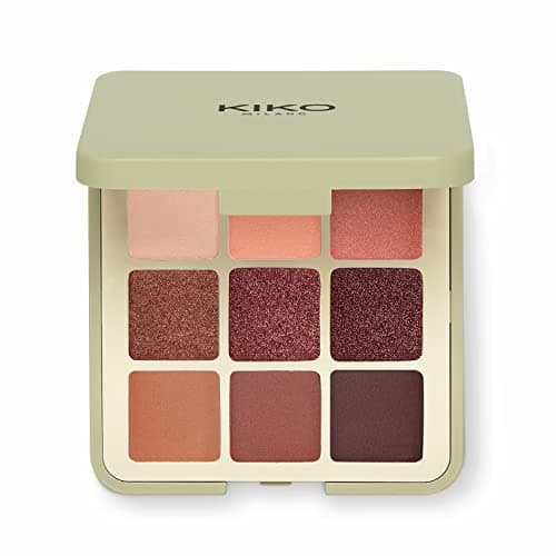 KIKO Milano Green Me Eyeshadow Palette 102, Palette De 9 Ombres À Paupières Aux Finis Variés : Mat, Nacré Et Métallisé - Image 3