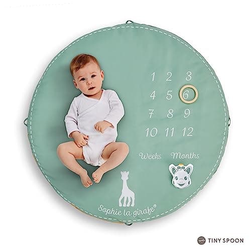 Sophie la Girafe - 2-in-1 double-sided play mat - play mat - age stage photo mat - activity set for children - Removable arches with fun activities, multicoloured, one size - Image 4