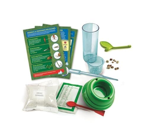 Clementoni | Science & Play – Botany and Hydroponics for Children 8+ | Soillless Gardening Kit with Transparent Pot, Seeds and Tools | Educational Botanical Experience | STEM Nature Activity - Image 4