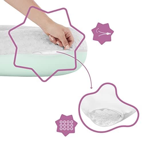 Badabulle Evolutif Fluffy Nursing Pillow, Polyester for Body, Back, Pregnancy, Legs - Image 5
