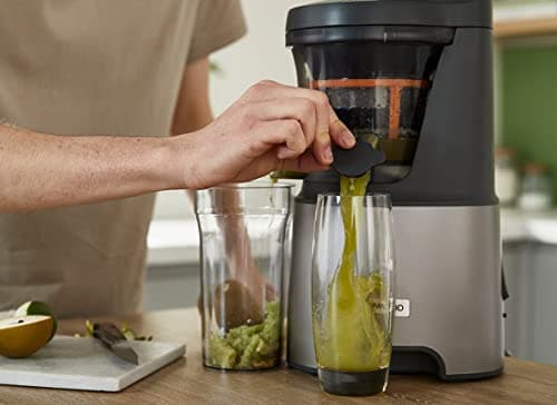 Kenwood Küchengeräte PureJuice Pro JMP85.00SI Homemade Juice Juicer, XXL Opening Whole Fruits, with Low Speed Rotation Preserve Important Vitamins, 230 W, Silver - Image 6