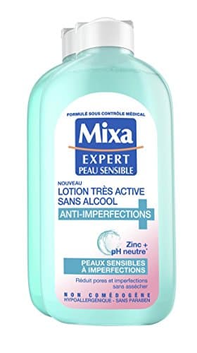 Mixa Expert Peau Sensible Lotion très active Sans Alcool Anti-Imperfections - Lot de 2 - Image 2