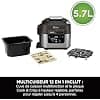 Ninja Speedi 10-in-1 Quick Cooker, Air Fryer, Air Fryer and Multicooker, 5.7L, Meals for 4 in 15 Minutes, Steam, Grill, Bake, Roast, Sear, Stew and More, Black, ON500EU - Image 4