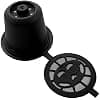 Zalati 6 Pieces Refillable Coffee Capsules Reusable Coffee Filters with Spoon and Brush for Compatible Nespresso OriginalLine Cups - Image 4