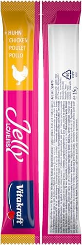 Vitakraft Jelly Lovers, Cat Treats, Chicken Turkey Gummy Snack, Individual Sticks, No Sugar Added (1 Pack 6x 15g) - Image 7