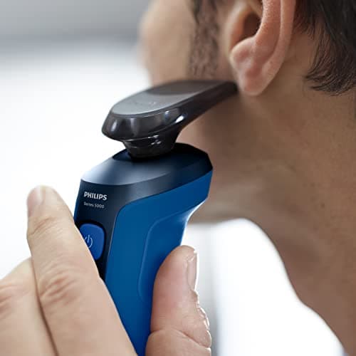 Philips Series 5000, Rasoir électrique 100 % étanche, Lames ComfortTech à 360°, Têtes de contour, Affichage avancé, Tondeuse de précision SmartClick, S5466/18 - Image 8