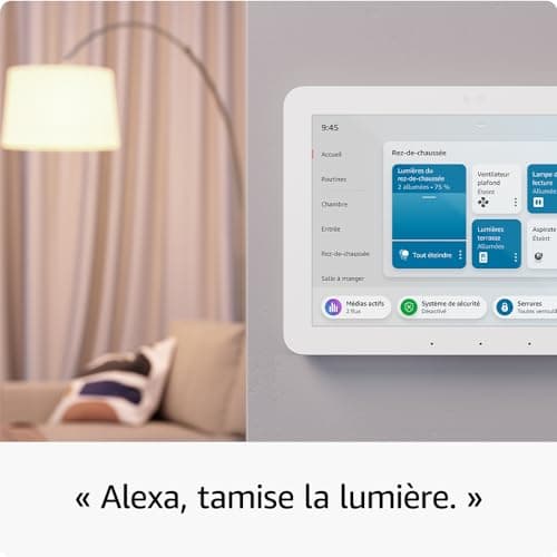 Discover Echo Hub | 8" Smart Home Control Screen, with Alexa | Compatible with Thousands of Devices - Image 5