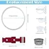 Spare Parts for Instant Pot Duo 8 Qt/Duo Plus 8 Qt Pressure Cooker Steam Evacuation Handle Float Valve Gasket Cover & Anti-lock Bracket Accessories - Image 8