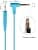 Replacement Audio Cable for Bose QC25, QC35, QuietComfort 25, QuietComfort 35, On-Ear 2, OE2, OE2i Headphones - Mic / Remote Control - Blue - Image 5