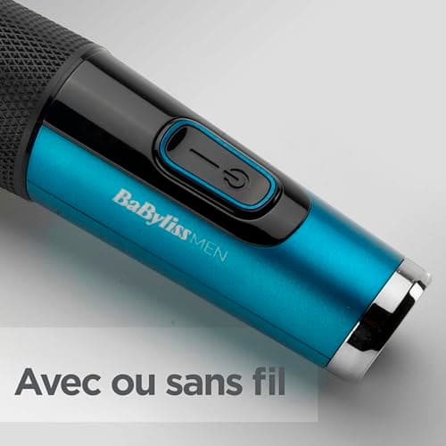 BaByliss Tondeuse cheveux avec lame en acier japonais - Batterie lithium, autonomie de 160 minutes, Charge complète en 3 heures, Étui de rangement rigide inclus, Noir, E990E - Image 5