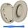 Replacement Ear Pads for Sony WH-1000XM3 Noise Cancelling Headphones by MMOBIEL - Memory Foam and Protein PU Cushion Headphone - Replacement Ear Pads - Silver - Image 2