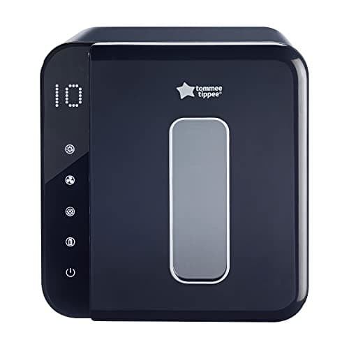 Tommee Tippee New & Improved Ultra UV Sterilizer, Drying & Storage for Bottles & Accessories, Kills Viruses & 99.9% Bacteria**, Vapor-Free, Slate - Image 2