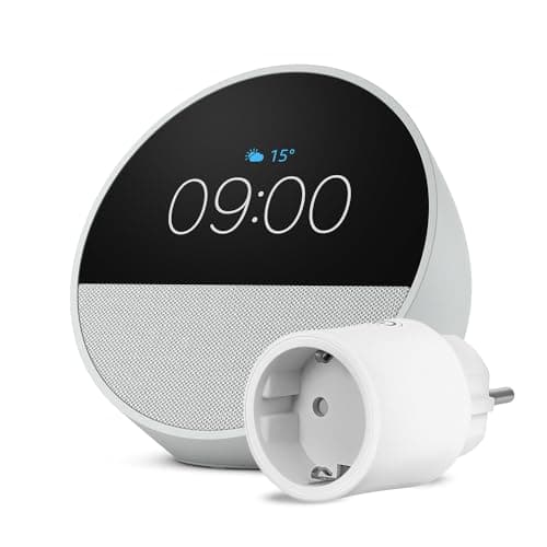 Amazon Echo Spot (Nouvelle génération) | + OSRAM SMART+ Prise intelligente avec Matter, Fonctionne avec Alexa - Kit de démarrage Maison connectée - Image 3