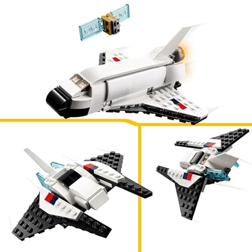 LEGO 31134 Creator 3-en-1 La Navette Spatiale, Jouet de Navette Spatiale en Vaisseau en Figurine Astronaute, pour Enfants, Garçons et Filles Dès 6 Ans, Idée Cadeau - Image 5
