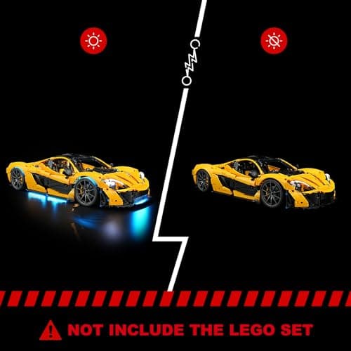 BRIKSMAX Led Lighting Kit for LEGO Technic McLaren P1 - Compatible with Lego 42172 Building Blocks Model- Not Include Lego Set - Image 6