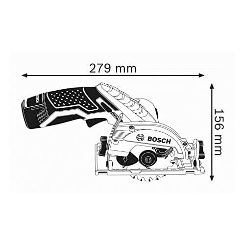 Bosch Professional 12V System scie circulaire sans-fil GKS 12V-26 (Ø de lame : 85 mm, avec L-BOXX) - Image 4