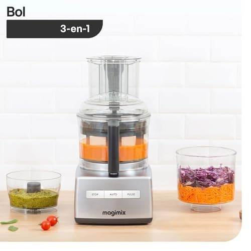 Magimix Multifunctional Kitchen Processor 3200 Bowl 2.6L Plus Citrus Press - Chopper, Blender - Professional Silent Motor - Made in France - White - Image 6