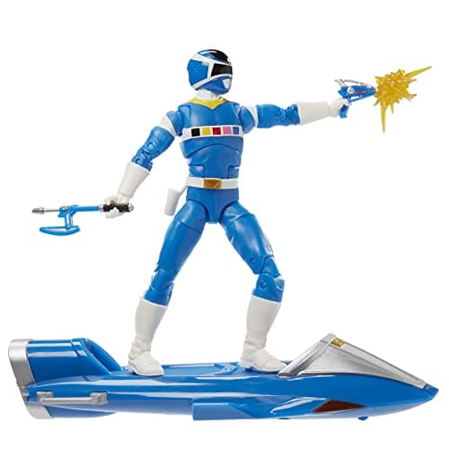 Power Rangers Hasbro Lightning Collection - in Space Blue Ranger & Galaxy Glider Deluxe Action Figure (F5398) - Image 4