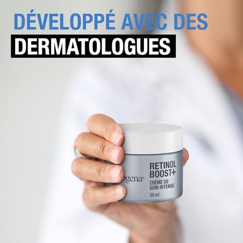 Neutrogena – Retinol Boost+ Intense Anti-Aging Night Cream (50 ml jar) – Retinol face treatment to combat visible signs of aging – Anti-wrinkle with plumping effect - Image 4