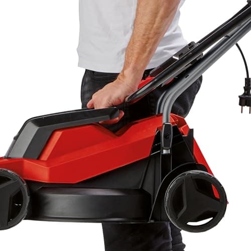Einhell Electric Lawnmower GC-EM 1000/32 (1000 W, Cutting Width 32 cm, Surfaces Up to 300 m², Manifold Tray 30 L, Variable Cutting Height 30-70 mm, Folding Handlebar) - Image 6