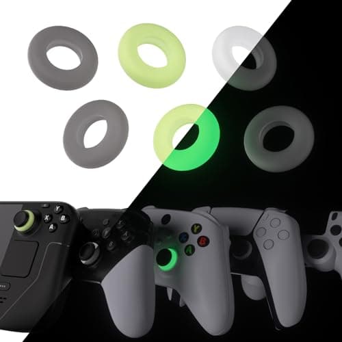 playvital 6pcs Precision Rings Precision Rings for ps5 BuffeRings Aim Assist Motion Control for ps4/Xbox X S/Xbox One/Xbox 360/Switch Pro/Steam Deck,Analog Stick Accessories for ps5 - Image 2