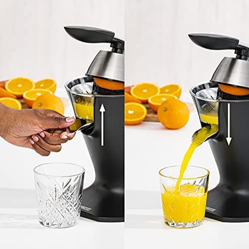 Princess e Juicer - Pressure Lever - 300 W - Stainless Steel - Matte Black - Easy to Clean - 201857 - Image 7