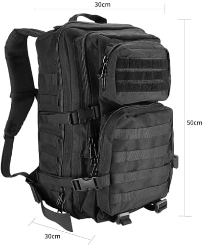 ProCase Sac à Dos Militaire de Grand Volume, Sac Tactique Voyage Multifonction, Sac Crossfit Randonnée pour Trekking/Randonnée/Camping/Voyage/École/Pêche/Alpinisme - Image 5