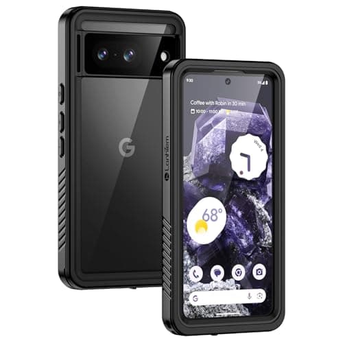 Lanhiem Google Pixel 8 Waterproof Case - Shockproof Unbreakable 360 Degree Full Body [with Screen Protection+Camera] IP68 Waterproof Military Construction Site Dustproof Waterproof Pouch for Pixel 8 - - Image 2