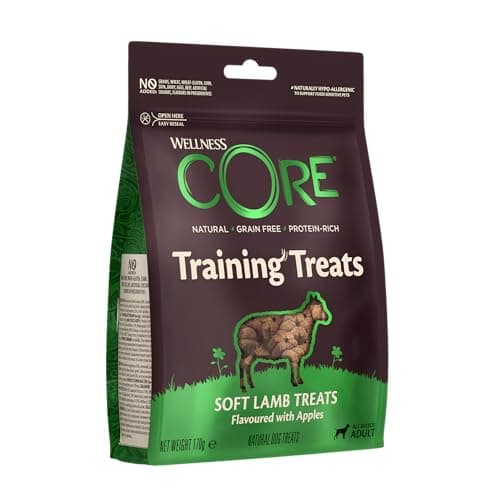 Wellness CORE Training Treats 170 g, Lamb/Apples - Grain Free, Natural, Hypoallergenic, High Protein, High Meat, Perfect for Learning - Image 3