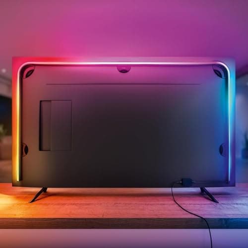 Philips Hue Lightstrip Play Gradient for 65 inch TV, Ambilight Strip for Sync Light with Screen, LED Strip Compatible with Alexa, Google Assistant and Apple Homekit - Image 4