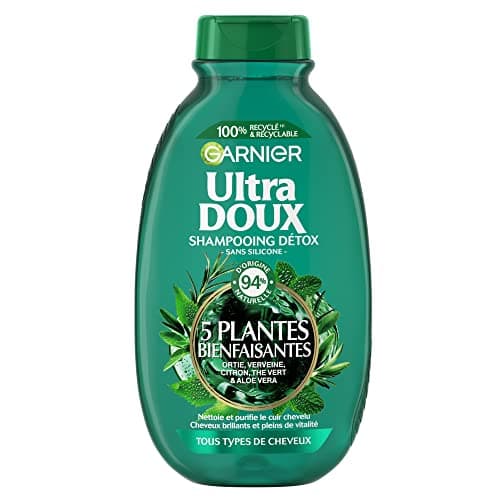 Garnier Ultra Doux Shampooing Purifiant 5 plantes 300 ml - Image 2