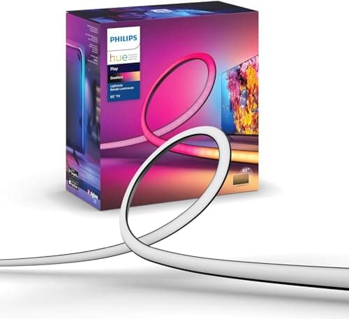 Philips Hue Lightstrip Play Gradient for 65 inch TV, Ambilight Strip for Sync Light with Screen, LED Strip Compatible with Alexa, Google Assistant and Apple Homekit - Image 2