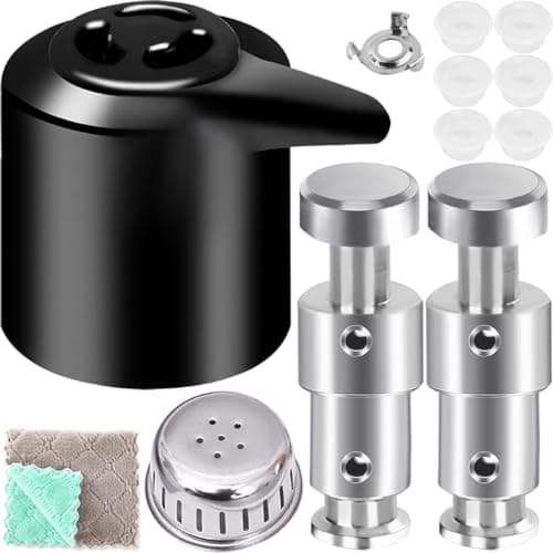Instant Pot Duo 3, 5, 6 QT, Duo Plus 3, 6 Quart (QT) Replacement Parts including Steam Release Handle, Floating Valve with Silicone Caps, Anti-Lock Shield - Image 3