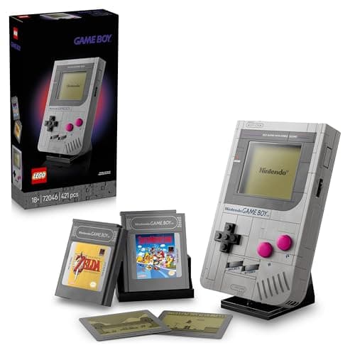 LEGO Super Mario Game Boy - Set de Construction pour Adulte - Maquette de Nintendo à Exposer avec 2 Cartouches Dont Zelda - Support Inclus - Idée de Cadeau Rétro pour Fans de Jeux Vidéo 72046 - Image 3